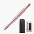 PARKER PARKER ballpoint pen Jotter XL pink gold PGT medium size, oil-based, with pen sheath, gift box set 2122659Z V1d. 