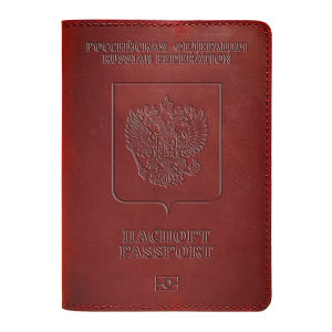 ที่ใส่พาสปอร์ตรัสเซีย หนังแท้ ทำมือ หนังวัวชั้นบนสุด ที่ใส่เอกสารการเดินทางแบบวินเทจ กระเป๋าใส่บัตร หนังสือเดินทาง มีสินค้าในสต็อก