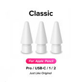 (SG) LionShield Stylus Pen Tips Replacement Compatible with Apple Pencil Pro / USB-C / 2nd / 1st Gen for Apple iPad Tip Nib