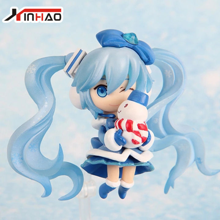 ของเล่นเด็กแอคชั่นฟิกเกอร์อนิเมะ Hatsune Miku Nendoroid Gk Snow Miku โมเดล PVC ของเล่นตุ๊กตาตกแต่งน่ารักสำหรับเด็กเด็กผู้ชายและเด็กผู้หญิงของขวัญวันเกิดพร้อมกล่อง