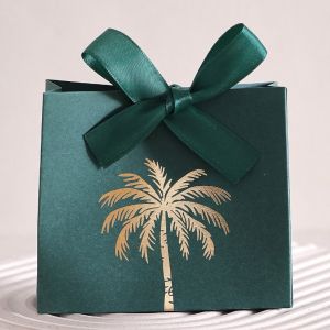 10pcs/set | Small Thank You Gift Bags with Ribbon Mini Kraft Paper Party Bags Favor Bags