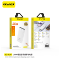 CCC Awei P53K High-capacity power bank 10000mah compact ultra-thin ultra-light power bank 2 charging ports in 2 charging port good quality high-end battery core included 3C Battery Can be taken on the plane. 