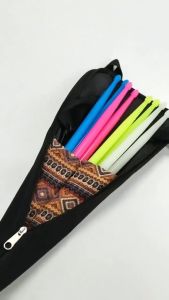 Ethnic Style Oxford Cloth 5A/7A Jazz Drumstick Set Large Capacity Handheld Drumstick Bag 鼓棒包