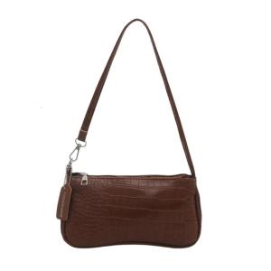 Túi đeo vai dành cho nữ hợp thời trang hoboes tomed Túi xách chất liệu da PU nách Ví ly hợp ví với khóa kéo baguettes Túi