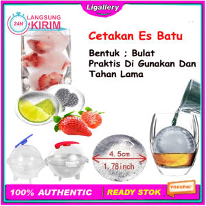 [Serbaguna] 1Pcs Alat Cetak Es Batu Bulat 5cm Cetakan es Jumbo Ice Ball Ice Maker Puding Coklat Kue Alat Dapur