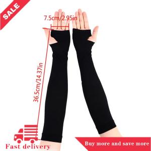 [COD]Flash Delivery Ice Silk Sleeve Sunscreen Cuff Arm Uv Sun Protect AntiSlip Summer Outdoor Riding