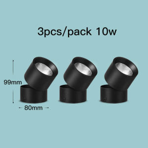 CHENBEN Led Downlight 7w 10w 15w Foldable Spot Light Folded 90° Rotation 360° 220V-240V Surface Mounted Indoor Spotlight 3 Colors Change Ceiling Light For Living Room Kitchen Bathroom