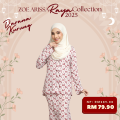 ZOE ARISSA Kurung Kedah Muslimah Darana Kurung Stylish Plaid Coquette Ribbon Bow Design, Modern Kurung Moden with Kotak Kotak Pattern. Baju Kurung perfect for Raya 2025. Available in Purple, Pink, Yellow, Black, Green, Khaki, Burgundy, Blue and Brown.. 