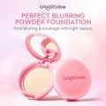 GLAD2GLOW Perfect Blurring Powder Foundation Primer Skin Tint Foundation Make Up BB Cream || G2G Bedak Padat || MakeUp Flawless. 