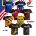 [PLUS SIZE M - 10XL] SHORT SLEEVE JERSEY MALAYSIA MEN WOMEN UNISEX FULL PRINT (LENGAN PENDEK MALAYSIA JERSEY) SIZE M-10XL. 