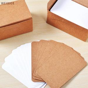 Nnuo 100 PCS Blank Playing Card Hard Paper Cardboard DIY Postcards Message