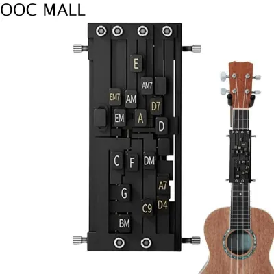 OOC Chord Learning System Guitar Chord Trainer Assistant Learning One-key Guitar Aid Chords Trainer Guitar Enthusiasts Chord Presser Guitar Finger Practice Tool Guitar Aid Tool