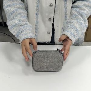 Hard Travel Carrying Case for Wireless Mouse Storage Bag Portable Travel Organizers Charging Cable Protective Cover