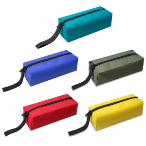 Tear Resistant Mini Hardware Organizers Bag Zippered Pouch Feature Waterproof Design and Heavy Duty Zipper