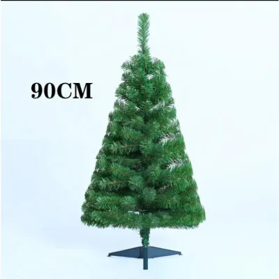 HAPPY TIME POHON NATAL KECIL UK 60 CM/90 CM CHRISTMAS TREE HIJAU POHON NATAL UKURAN KECIL POHONNATAL CHRISTMAS TREE UNTUK NATALAN