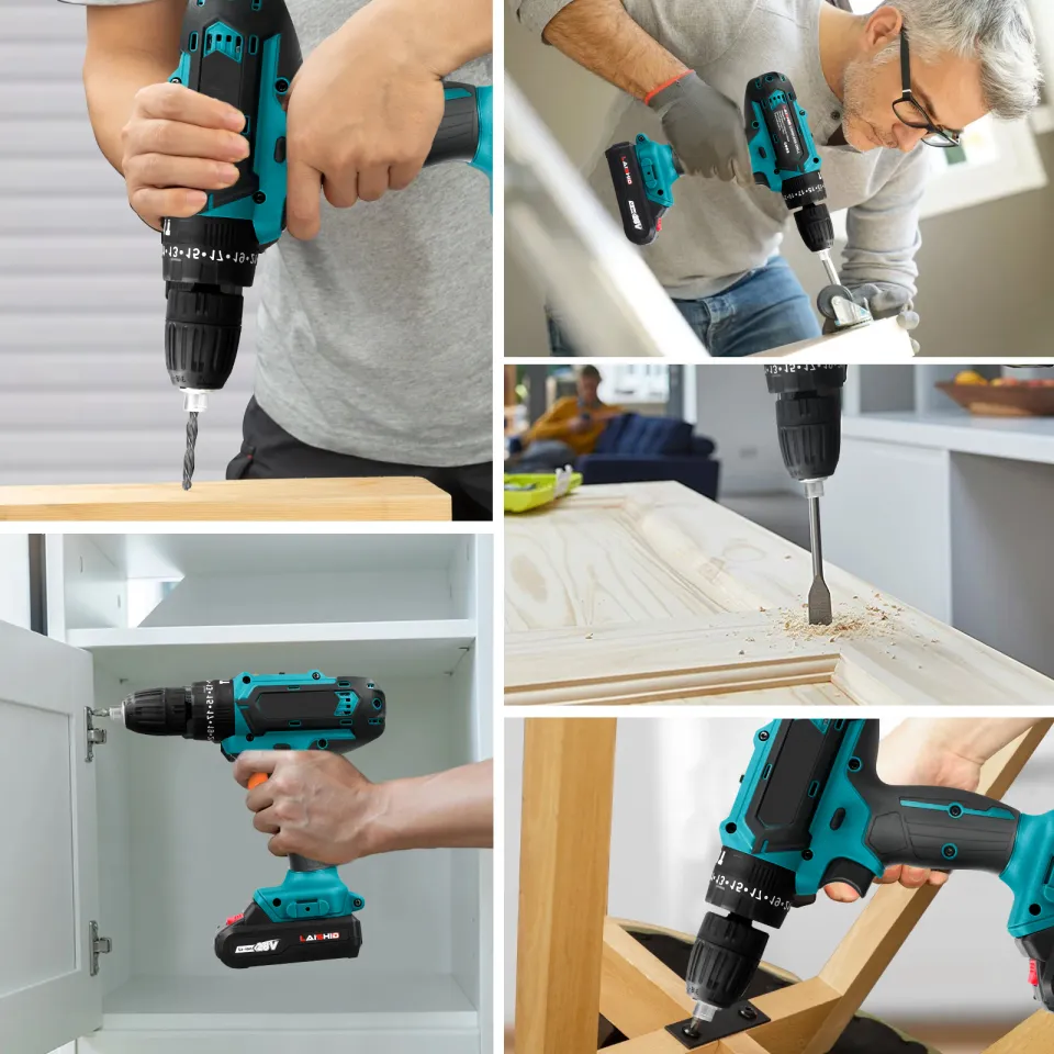28V Cordless Drill Driver, Cordless Screwdriver With