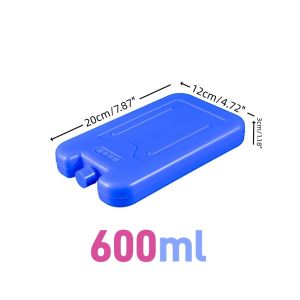 450ML 600ML Reusable Ice Pack Ice Gel Pack Gel Ice Crystal Food Fresh Container Cooler