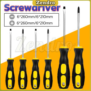 ZEO Flat And Phillip Screwdriver Magnetic Tip Flexible Soft Handle Screw Driver High Quality Tool