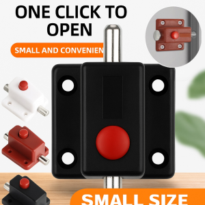 Button Latch Door And Window Bolts Door Latch Automatic Spring Latch Small Durable