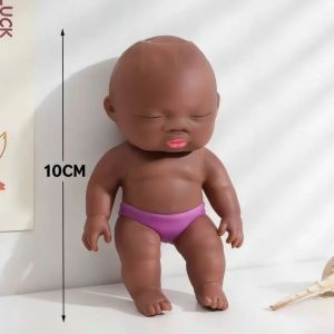 DOWNA Natasha Đồ chơi bóp hình búp bê đen Phục hồi chậm Kích thước 14cm Đồ chơi giảm căng thẳng Búp Bê Xấu Xí Búp bê nhân vật hành động để giảm căng thẳng