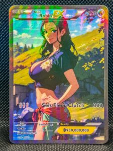 One Piece: Nico Robin Pokemon Holographic Cards