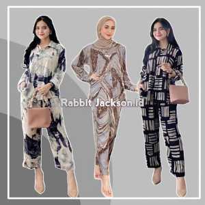 Kallyoufit setelan kemeja rayon wanita One set rayon premium // setcel rayon premium 2025