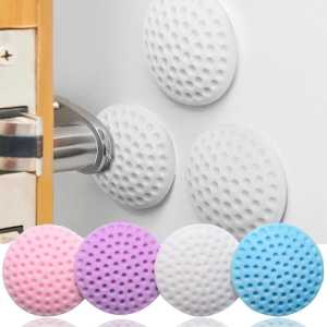 Penahan Gagang Pintu Karet Anti Lecet / Anti Benturan | Alat Ganjalan Penyangga Penahan Bantalan Karet Pengaman / Pelindung Gagang Pintu dan Dinding Tembok dengan Perekat Tempel Model Bola Golf Dekorasi Rumah Multifungsi Serbaguna