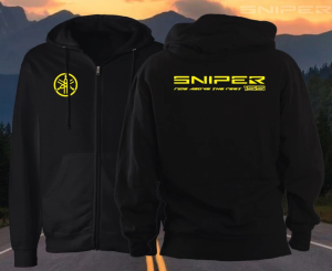 YAMAHA SNIPER 155 INSPIRED ZIP UP HOODIES EMBOSSED PRINTED