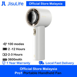Jisulife Mini Handheld Fan 100 Speed Super Turbo Strong Wind High Quality Portable Fast Charge Rechargeable Kipas USB