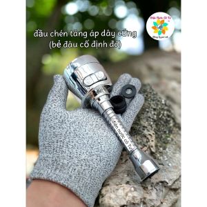 Đầu vòi nước rửa chén (cổ mềm hoặc cổ cứng) - đầu chén tăng áp cho vòi rửa chén