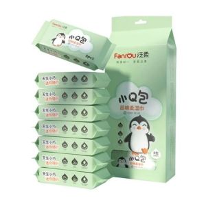 TISU BABY/TISU TANPA ALKOHOL/FANROU Tisu Basah Bayi 1 Pack Isi 8 Pcs Pure Baby Wet Wipes Tissue Tanpa Pewangi dan Alkohol