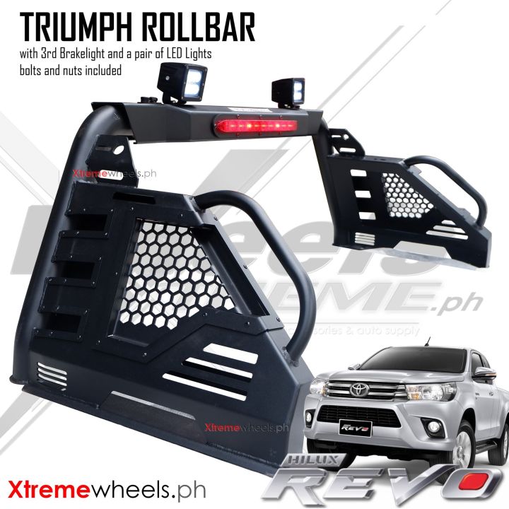 Toyota Hilux 2016 to 2025 Pick up roll bar / triumph rollbar Thailand ...