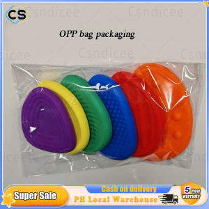 Fidget Toys Childrens Sensory Stone Childrens Stress Relief Toy Soft Silicone Texture Worry Stone Adult Sensory Silicone Stone 6-piece Set