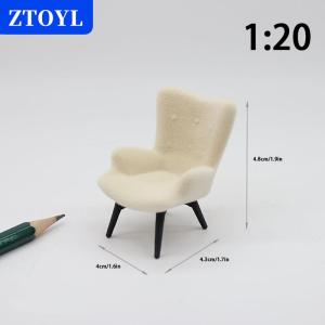 [COD] ZTOYL 1ชิ้น1 12ตุ๊กตาโซฟาขนาดเล็กเก้าอี้โต๊ะข้างเฟอร์นิเจอร์สำหรับตกแต่งบ้านตุ๊กตาจำลองจิ๋วโซฟาคนเดียว