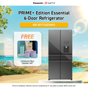 Panasonic PRIME+ Edition 6-Door Refrigerator NR-WY720ZMMS [CV Eligible]