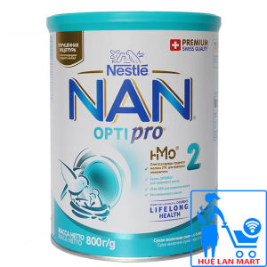 Sữa Bột Nestlé NAN Nga Optipro 2 - Hộp 800g (Dành cho trẻ 6~12 tháng tuổi)