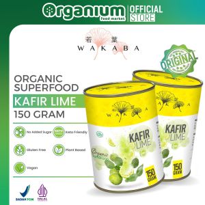 WAKABA Superfood Kafir Lime Bubuk Nutrisi Lengkap untuk Kesehatan Kulit dan Pencernaan - 150g