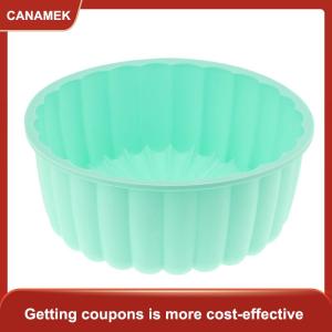 【CANAMEK】 6 inch Charlotte Bánh Pan Silicone Cheesecake không dính Vòng Silicone nướng Khuôn bánh khuôn mẫu cho Dâu Tây Shortcake Tart Pie