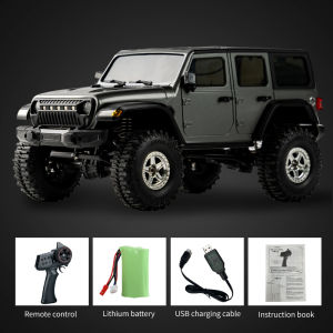 Remote Control Climbing Off-Road Truck2.4 GHz 1:18 Scale RC Car 4WD Electric Vehicle RC Monster Truck with Bright HeadlightPerfect Toys Gift for Kids Boys