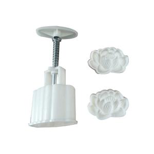 Various Shape Mooncake Mold Set 50g Mid-Autumn Festival DIY Hand Pressure Fondant Moon Cake Mould Decorations Tool