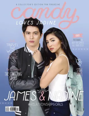 Candy Loves JADINE Magazine featuring James Reid and Nadine Lustre