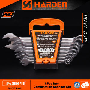 Harden 8Pcs 12Pcs Inch Combination Spanner Set (PROFESSIONAL) Wrench Set