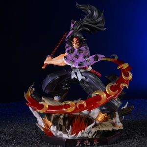 [Ready Stock] Demon Slayer Kokushibo GK Figure Twelve Kizuki Junikizuki 12 Demon Moons Upper Rank 1 鬼灭之刃 十二鬼月 上玄一黑死牟GK手办