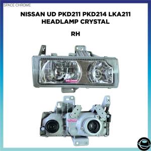 NISSAN UD PKD211 PKD214 LKA211 HEADLAMP CRYSTAL FRONT HEADLAMP LAMPU DEPAN BESAR CRYSTAL HIGH QUALITY