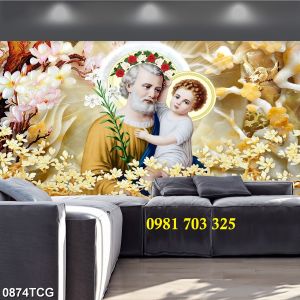 Tranh gạch đẹp công giáo trang trí