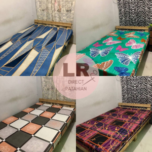 QUALITY FOAM COVER LONG ZIPPER - SEMICOTTON AFFORDABLE (RANDOM DESIGN/COLOR) (HINDI KUMUKUPAS)