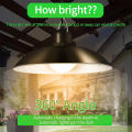 Solar Pendant Light dengan Remote Control Lampu Dinding Dalam Ruangan Tahan Air Portabel Berkemah Taman Halaman Lampu Gantung untuk Taman Jalan. 