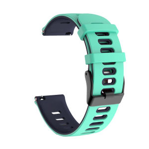 Zenia 20mm 22mm Two-Color Skin-friendly Soft Silicone Watchband Watch Strap for Huawei Watch GT 2 3 4 5 6 Pro Ceramic Active Classic Runner Ultimate Bunds GT2 GT3 GT4 GT5 GT6 SE 2E Honor GS GS3 GS3i GS4 Magic 2 Dream 46mm 43mm 42mm Smart Watch Accessories
