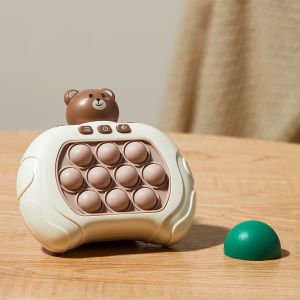 A+Quick Push Game Console Pop It Game Console Educational Toy Childrens Focus Training Whack-A-Mole