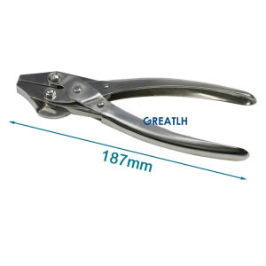 GREATLH Orthopedic Flat Nose Pliers for K Wire Cutter Orthopedic Veterinary Surgical Instrument Stainless Steel